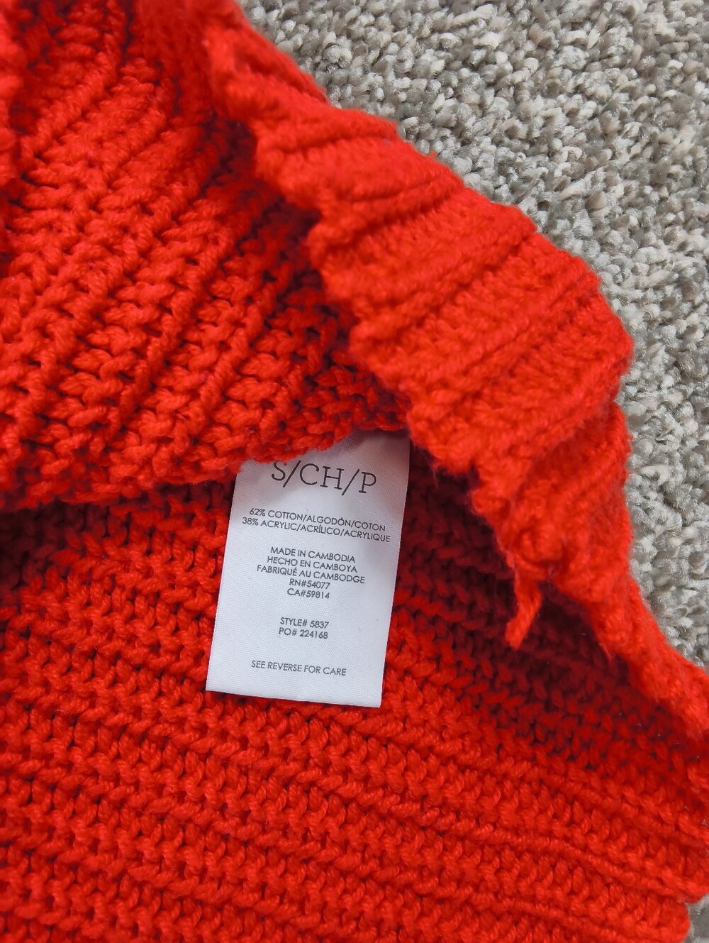 CAbi Style 5837 Ruby Knit Pullover Sweater Woman Size Small - Picture 4 of 5